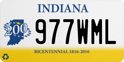 IN license plate 977WML