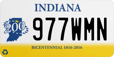IN license plate 977WMN