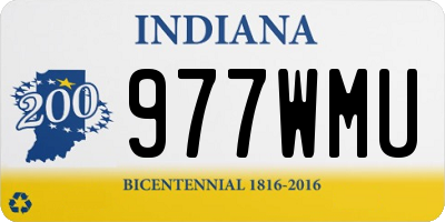 IN license plate 977WMU