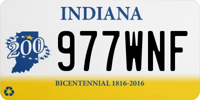 IN license plate 977WNF
