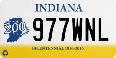 IN license plate 977WNL