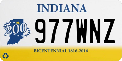 IN license plate 977WNZ