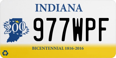 IN license plate 977WPF