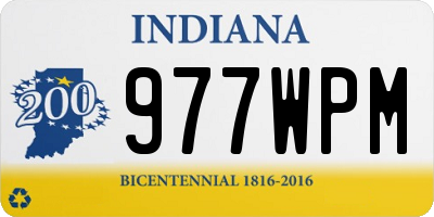 IN license plate 977WPM