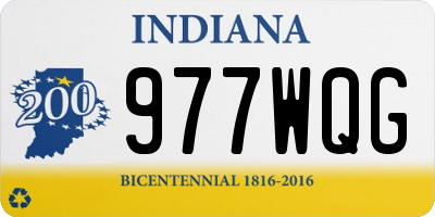 IN license plate 977WQG