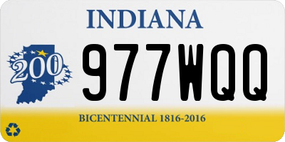 IN license plate 977WQQ