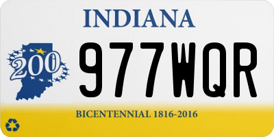 IN license plate 977WQR