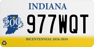 IN license plate 977WQT