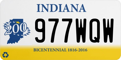 IN license plate 977WQW