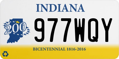 IN license plate 977WQY