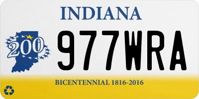 IN license plate 977WRA