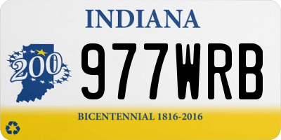 IN license plate 977WRB