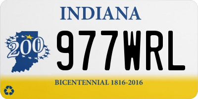 IN license plate 977WRL