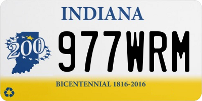 IN license plate 977WRM