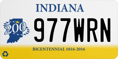 IN license plate 977WRN