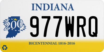 IN license plate 977WRQ