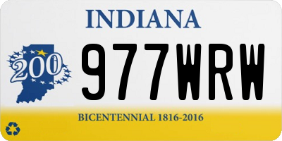 IN license plate 977WRW