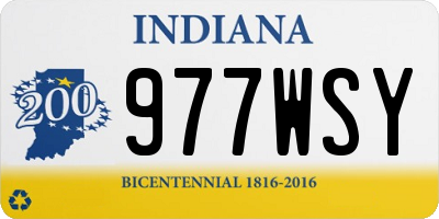 IN license plate 977WSY