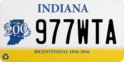 IN license plate 977WTA