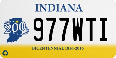 IN license plate 977WTI