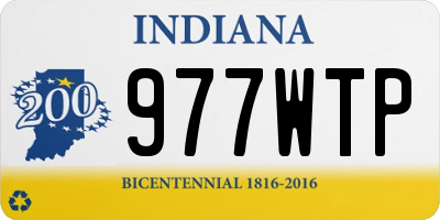 IN license plate 977WTP
