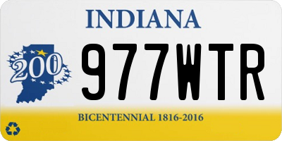 IN license plate 977WTR
