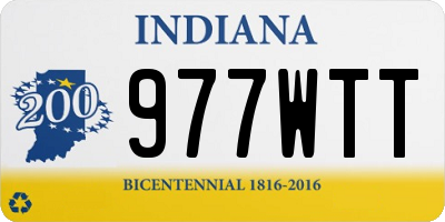 IN license plate 977WTT