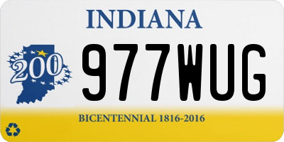 IN license plate 977WUG