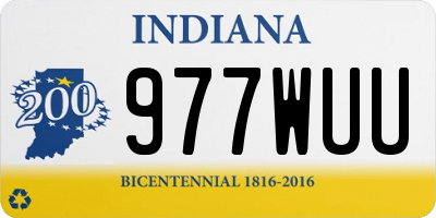IN license plate 977WUU