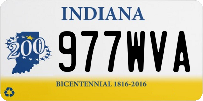 IN license plate 977WVA