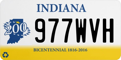 IN license plate 977WVH