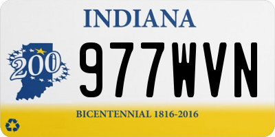 IN license plate 977WVN
