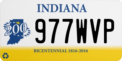 IN license plate 977WVP