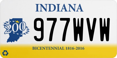 IN license plate 977WVW