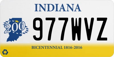 IN license plate 977WVZ