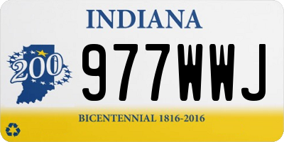 IN license plate 977WWJ