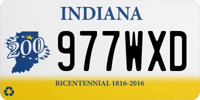IN license plate 977WXD