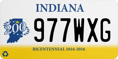 IN license plate 977WXG