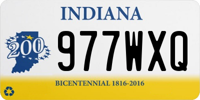 IN license plate 977WXQ