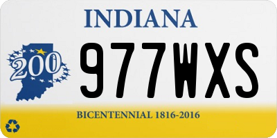 IN license plate 977WXS