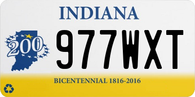 IN license plate 977WXT