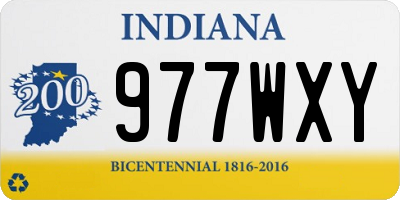 IN license plate 977WXY
