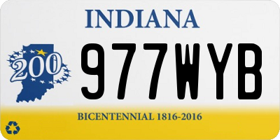 IN license plate 977WYB