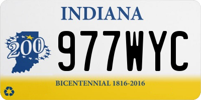 IN license plate 977WYC