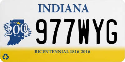 IN license plate 977WYG