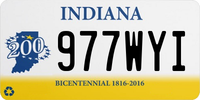 IN license plate 977WYI
