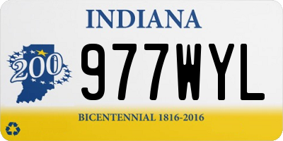 IN license plate 977WYL