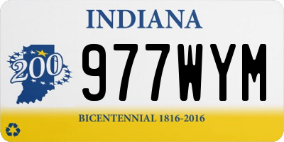 IN license plate 977WYM