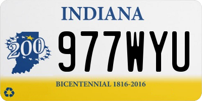 IN license plate 977WYU