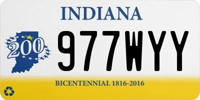 IN license plate 977WYY